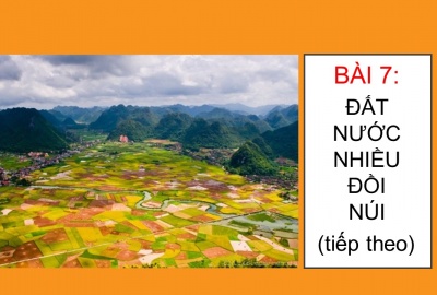 Trắc nghiệm Địa Lý 12 Bài 7 (có đáp án): Đất nước nhiều đồi núi