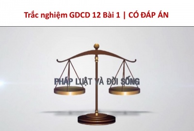 Trắc nghiệm GDCD 12 Bài 1 (có đáp án): Pháp luật đời sống