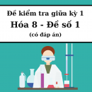 Đề thi hóa học 8 giữa kỳ 1 có đáp án