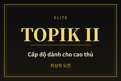 Bài kiểm tra trắc nghiệm tiếng Hàn TOPIK II nâng cao (Đề 10)