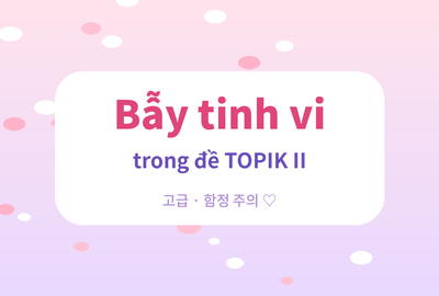 Bài kiểm tra trắc nghiệm tiếng Hàn TOPIK II nâng cao (Đề 12)