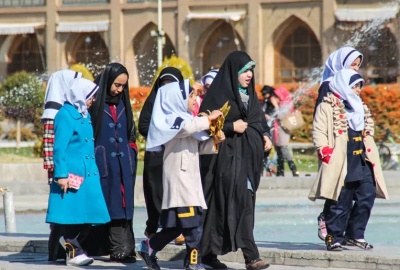 Deutsche Touristen im Iran