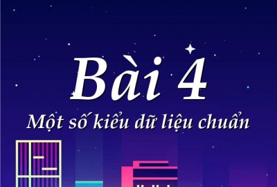 Trắc nghiệm Tin học 11 Bài 4 (có đáp án): Một số kiểu dữ liệu chuẩn