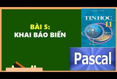 Trắc nghiệm Tin học 11 Bài 5 (có đáp án): Khai báo biến