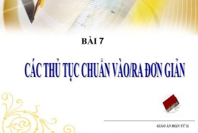 Trắc nghiệm Tin học 11 Bài 7 (có đáp án): Các thủ tục chuẩn vào/ra đơn giản