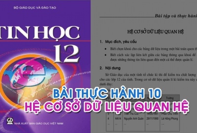 Trắc nghiệm Tin học 12 Bài 10 (có đáp án): Cơ sở dữ liệu quan hệ (Phần 2)