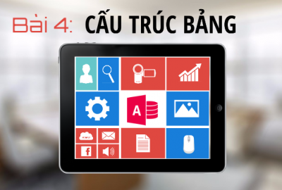 Trắc nghiệm Tin học 12 Bài 4 (có đáp án): Cấu trúc bảng