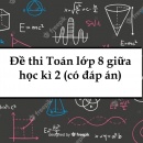 Đề thi Toán lớp 8 giữa học kì 2 năm học 2021-2022 (có đáp án)