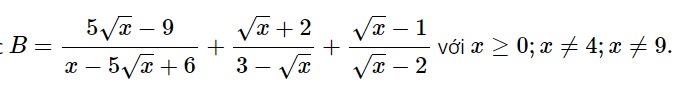 thi thử học kỳ 2 toán 9 bài 1b