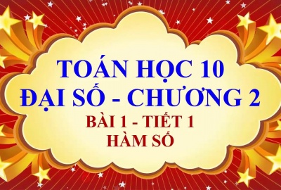 Trắc nghiệm Đại số 10 Bài 6: Hàm số